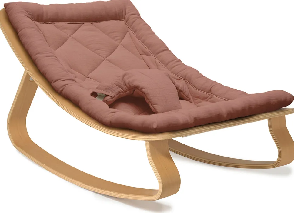 Charlie Crane LEVO Baby Rocker - Beech / Bois de rose