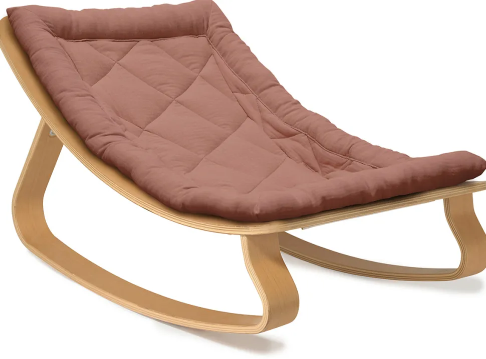 Charlie Crane LEVO Baby Rocker - Beech / Bois de rose