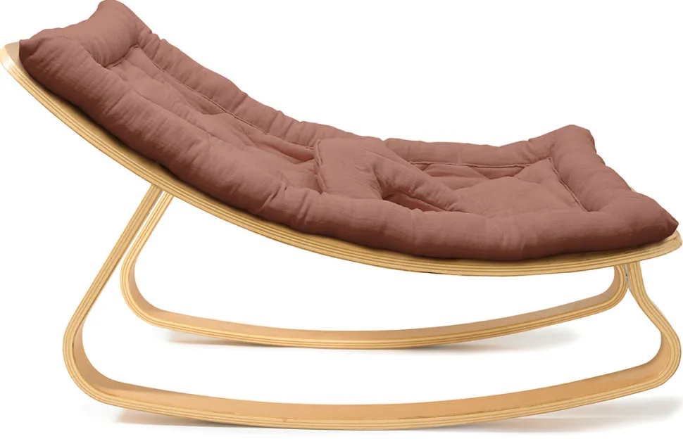 Charlie Crane LEVO Baby Rocker - Beech / Bois de rose
