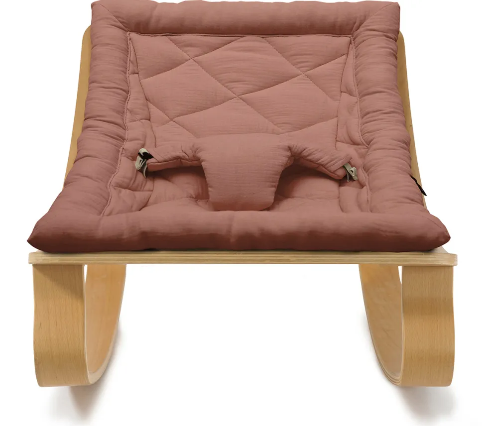 Charlie Crane LEVO Baby Rocker - Beech / Bois de rose