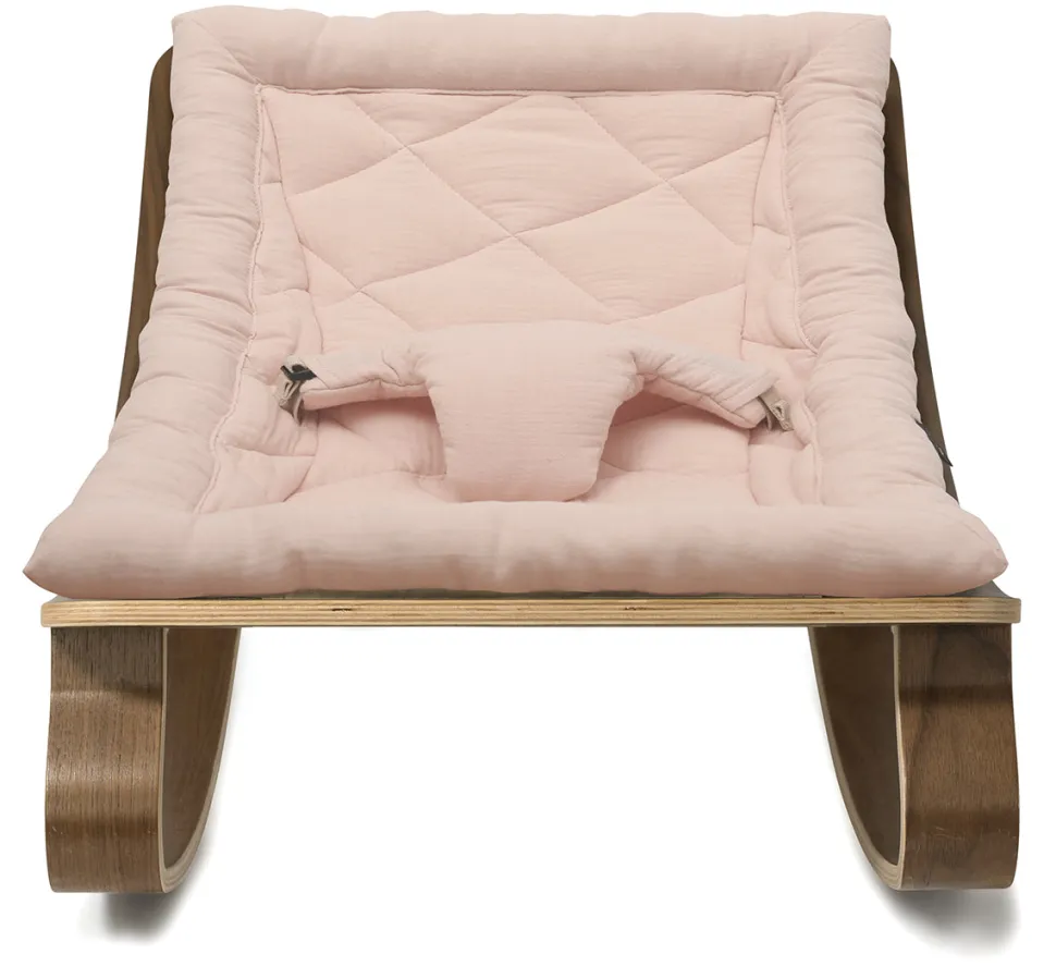 Charlie Crane LEVO Baby Rocker - Walnut / Nude