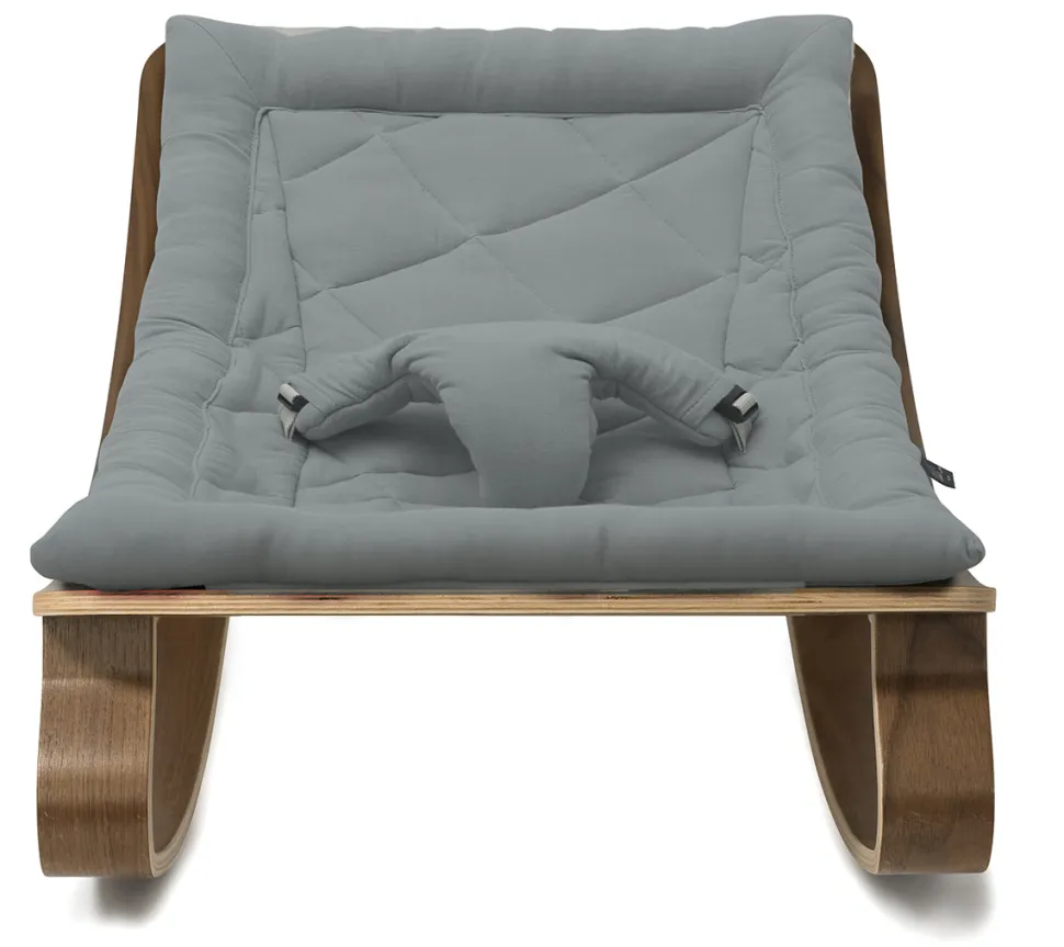 Charlie Crane LEVO Baby Rocker - Walnut / Orage