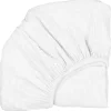 Charlie Crane Organic Fitted Sheet for KUMI Crib - White