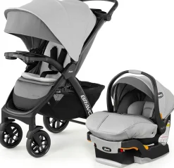 Chicco Bravo LE Trio Travel System - Driftwood