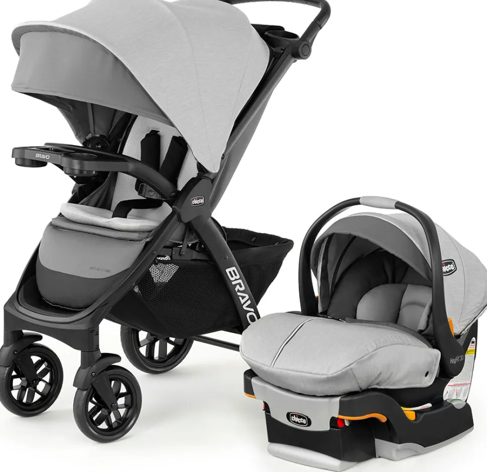Chicco Bravo LE Trio Travel System - Driftwood