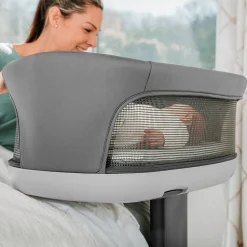 Chicco Close To You SE Bedside Bassinet - Charcoal