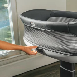 Chicco Close To You SE Bedside Bassinet - Charcoal