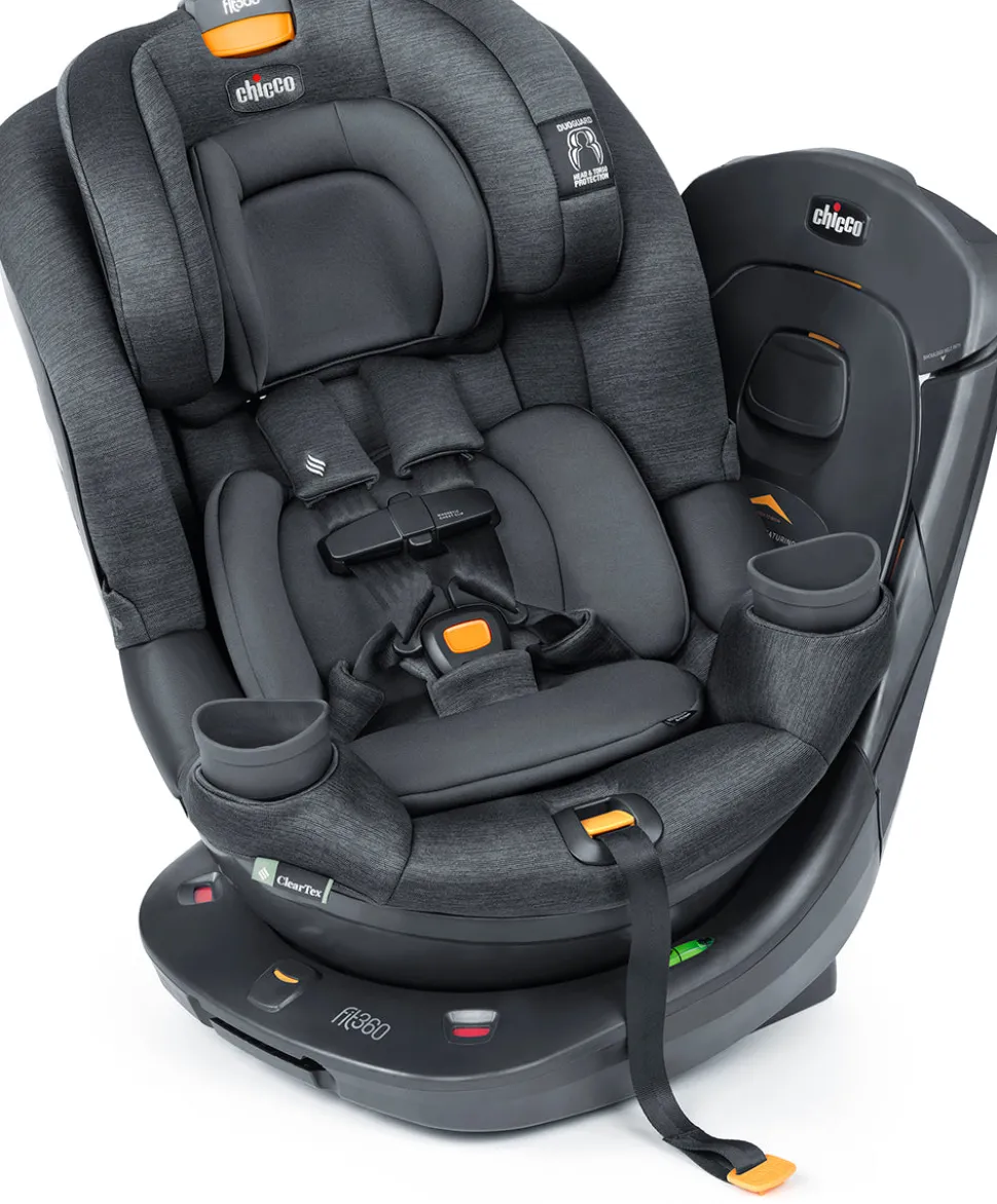 Chicco Fit360 ClearTex Rotating Convertible Car Seat - Slate