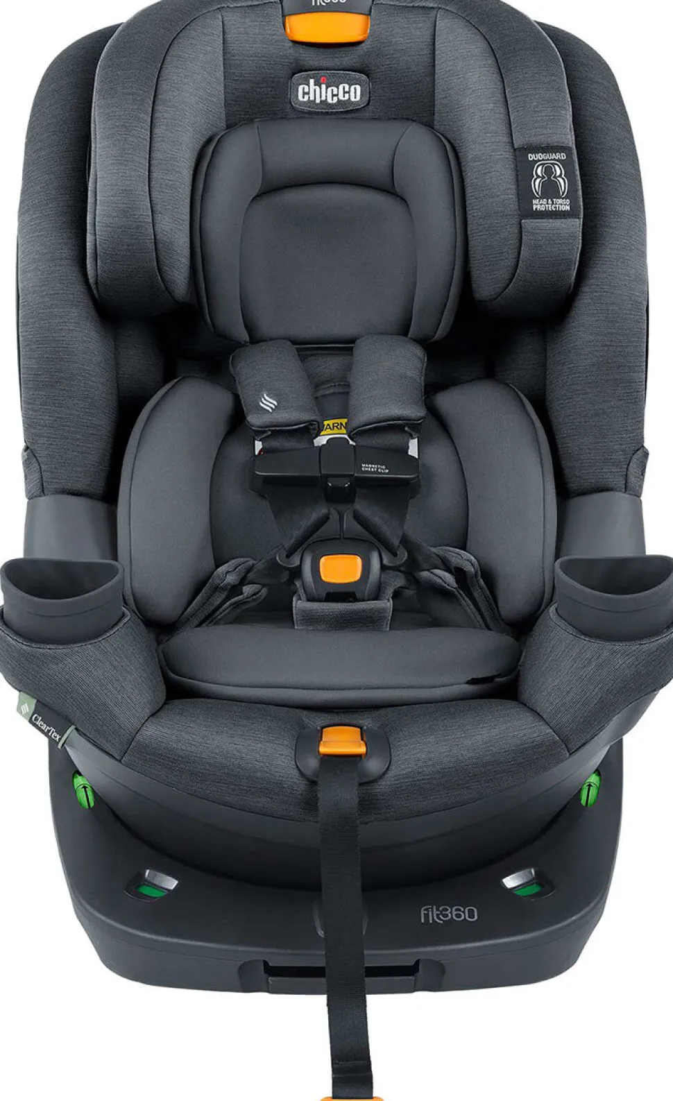 Chicco Fit360 ClearTex Rotating Convertible Car Seat - Slate