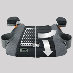 Chicco GoFit ClearTex Backless Booster Car Seat - Reef
