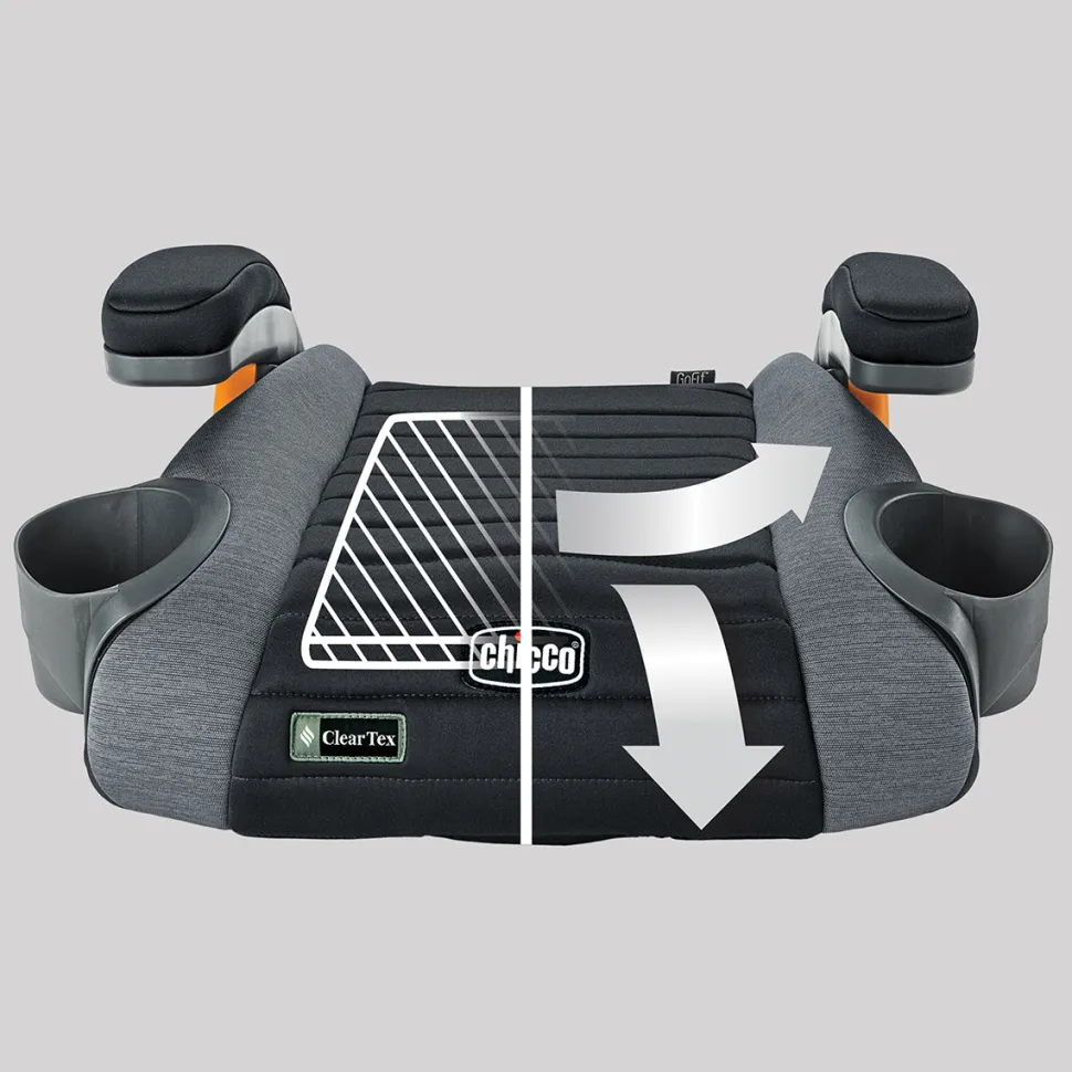 Chicco GoFit ClearTex Backless Booster Car Seat - Reef