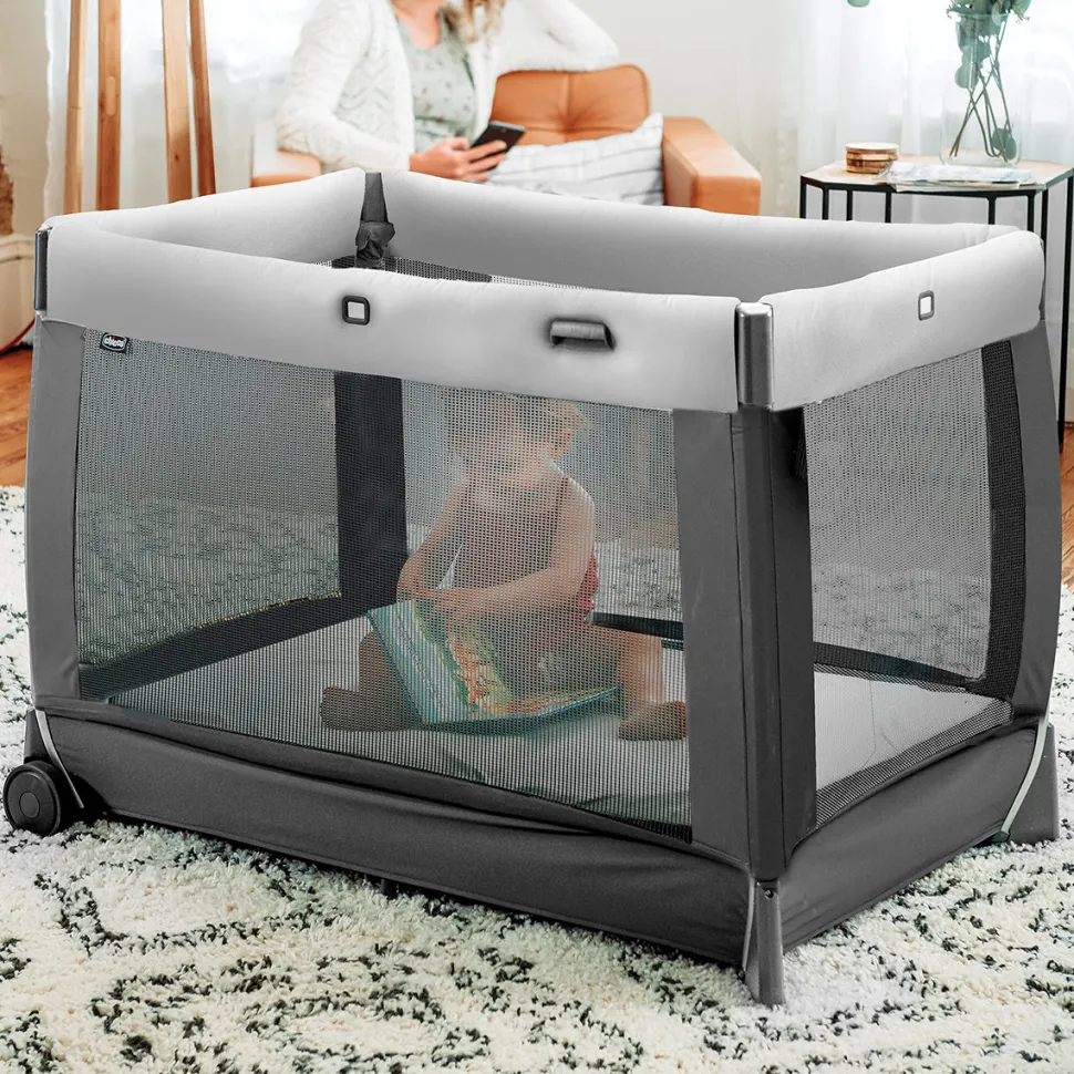 Chicco Lullaby Zip All-in-One Portable Playard - Driftwood