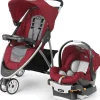 Chicco OPEN BOX Viaro Travel System - Cranberry