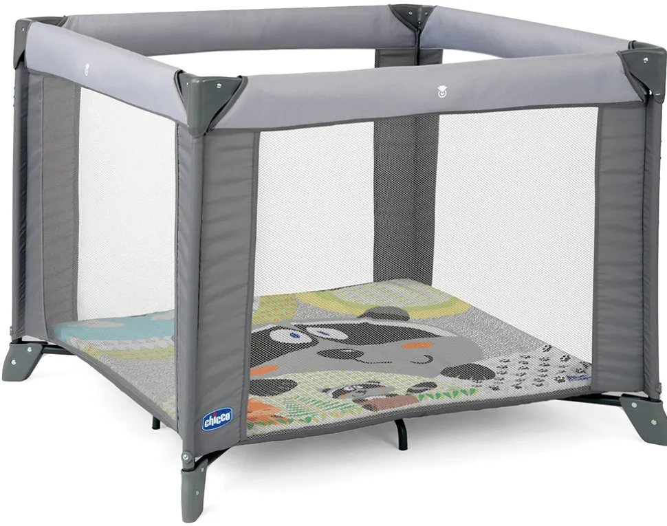 Chicco Tot Quad Portable Square Playpen - Honey Bear