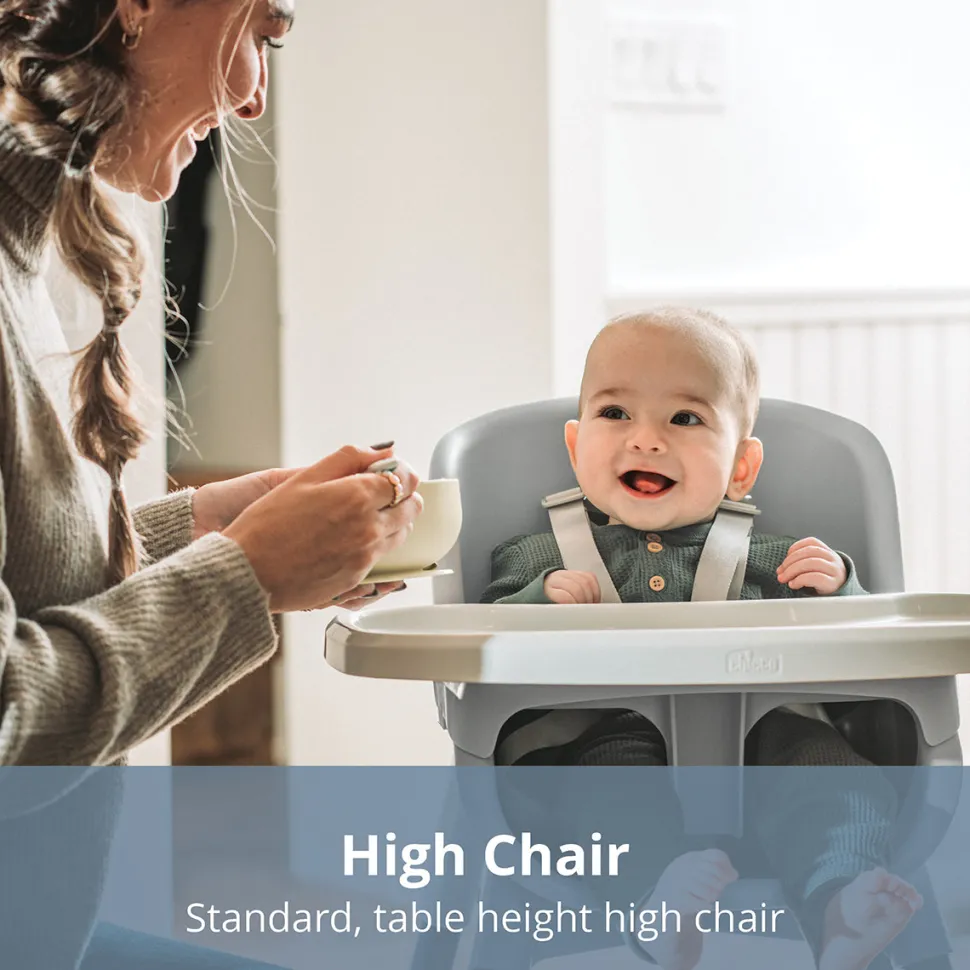Chicco Zest 4-in-1 Folding High Chair - Capri