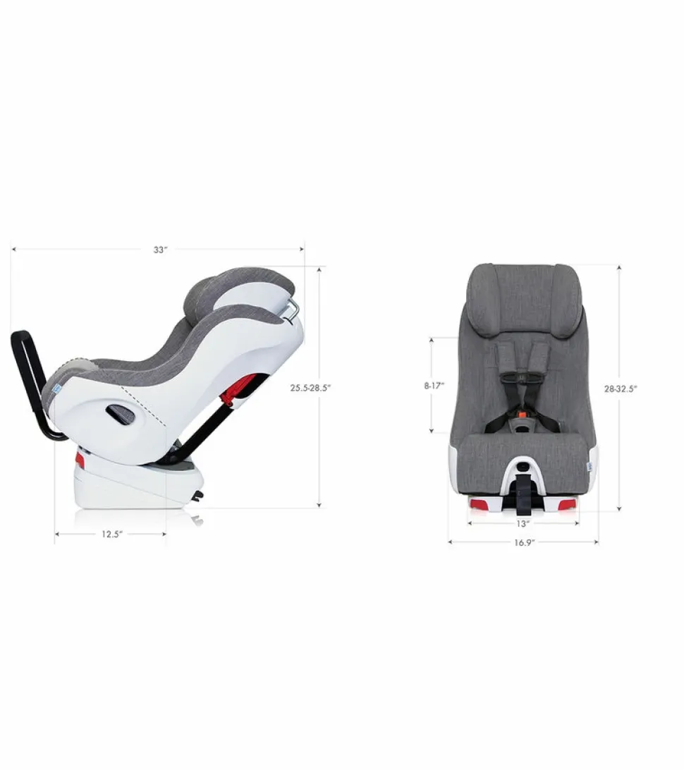 Clek Foonf Convertible Car Seat + Drink & Mat Thingy Bundle - C-Zero Thunder