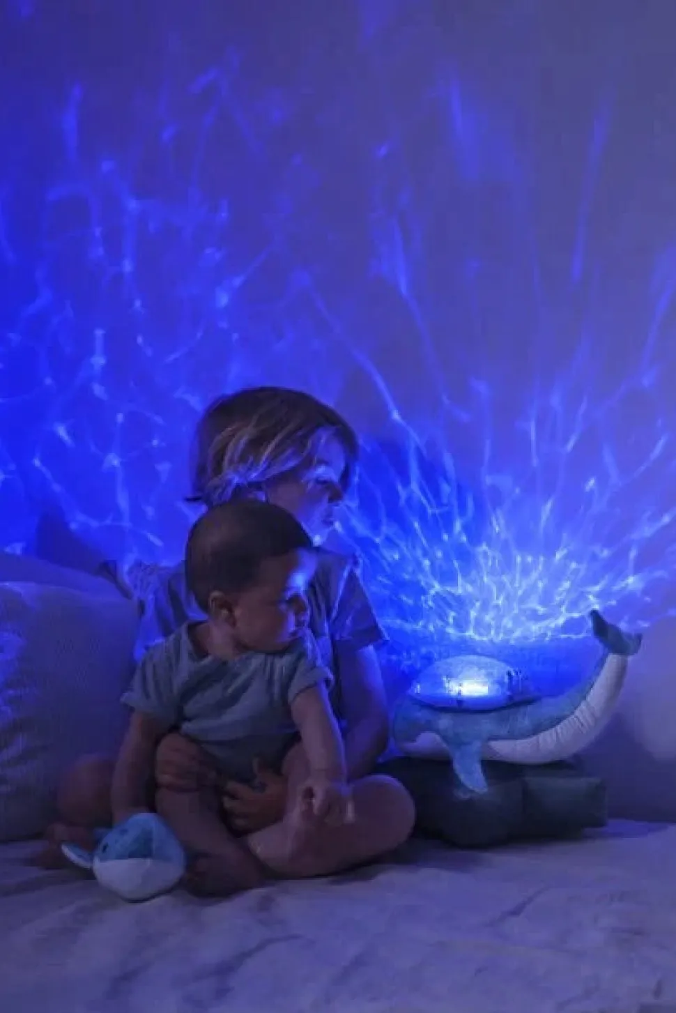 Cloud b Tranquil Whale Family - Blue