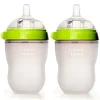 Comotomo Natural Feel Baby Bottle, 2pk - 8 oz - Green