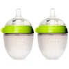Comotomo Natural Feel Baby Bottle, 2pk - 5 oz - Green