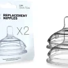 Comotomo Replacement Nipple 2-Pack - Slow Flow