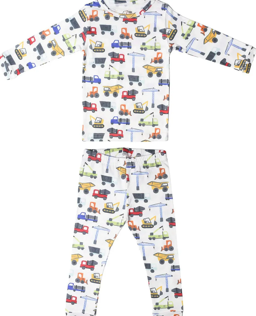 Copper Pearl 2 Piece Long Sleeve Pajamas - Diesel, 12M