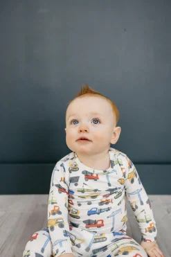Copper Pearl 2 Piece Long Sleeve Pajamas - Diesel, 18M