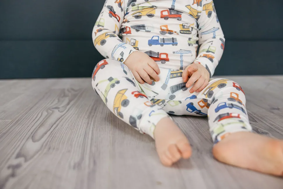 Copper Pearl 2 Piece Long Sleeve Pajamas - Diesel, 18M