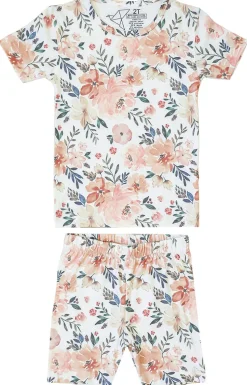 Copper Pearl 2 Piece Short Sleeve Pajamas - Autumn, 18M