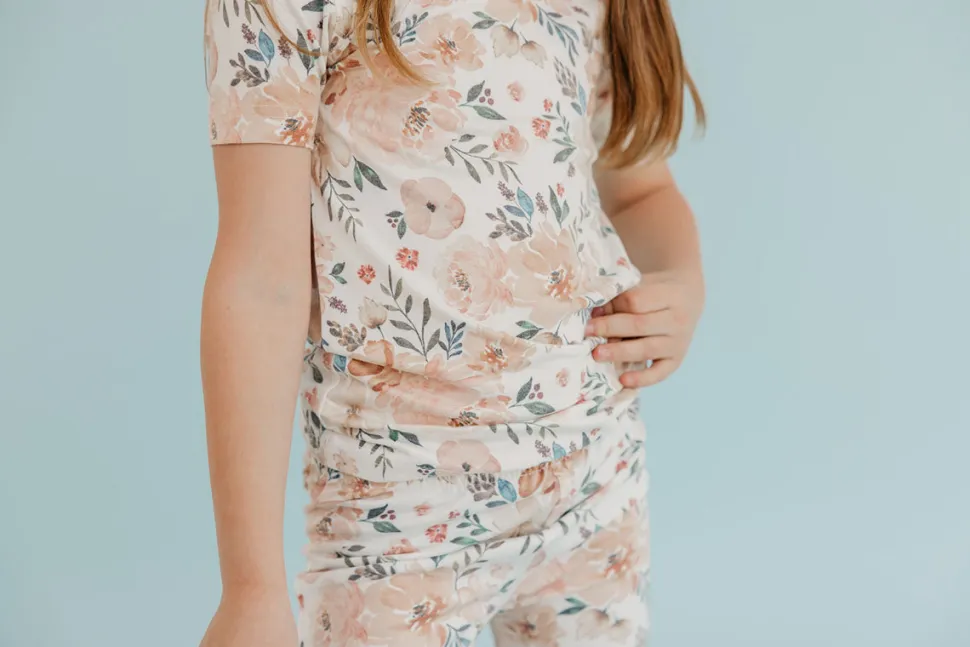 Copper Pearl 2 Piece Short Sleeve Pajamas - Autumn, 18M