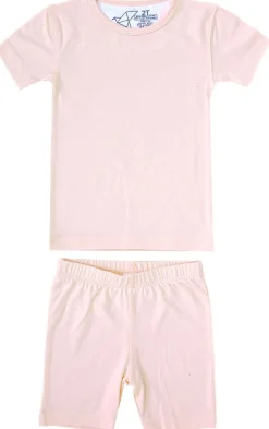 Copper Pearl 2 Piece Short Sleeve Pajamas - Blush, 12M