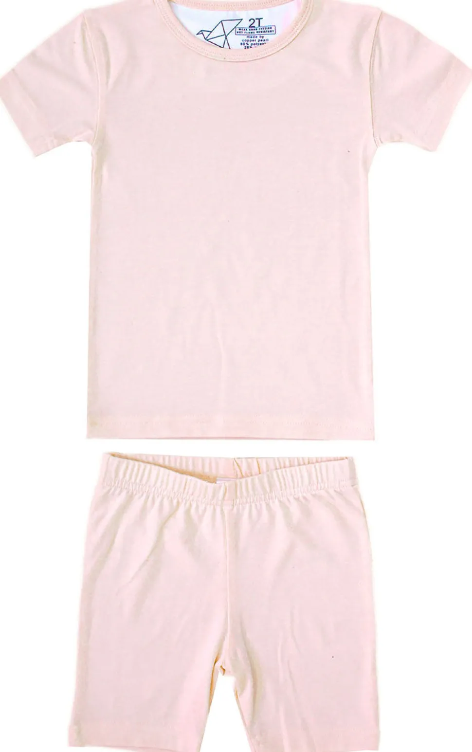 Copper Pearl 2 Piece Short Sleeve Pajamas - Blush, 12M