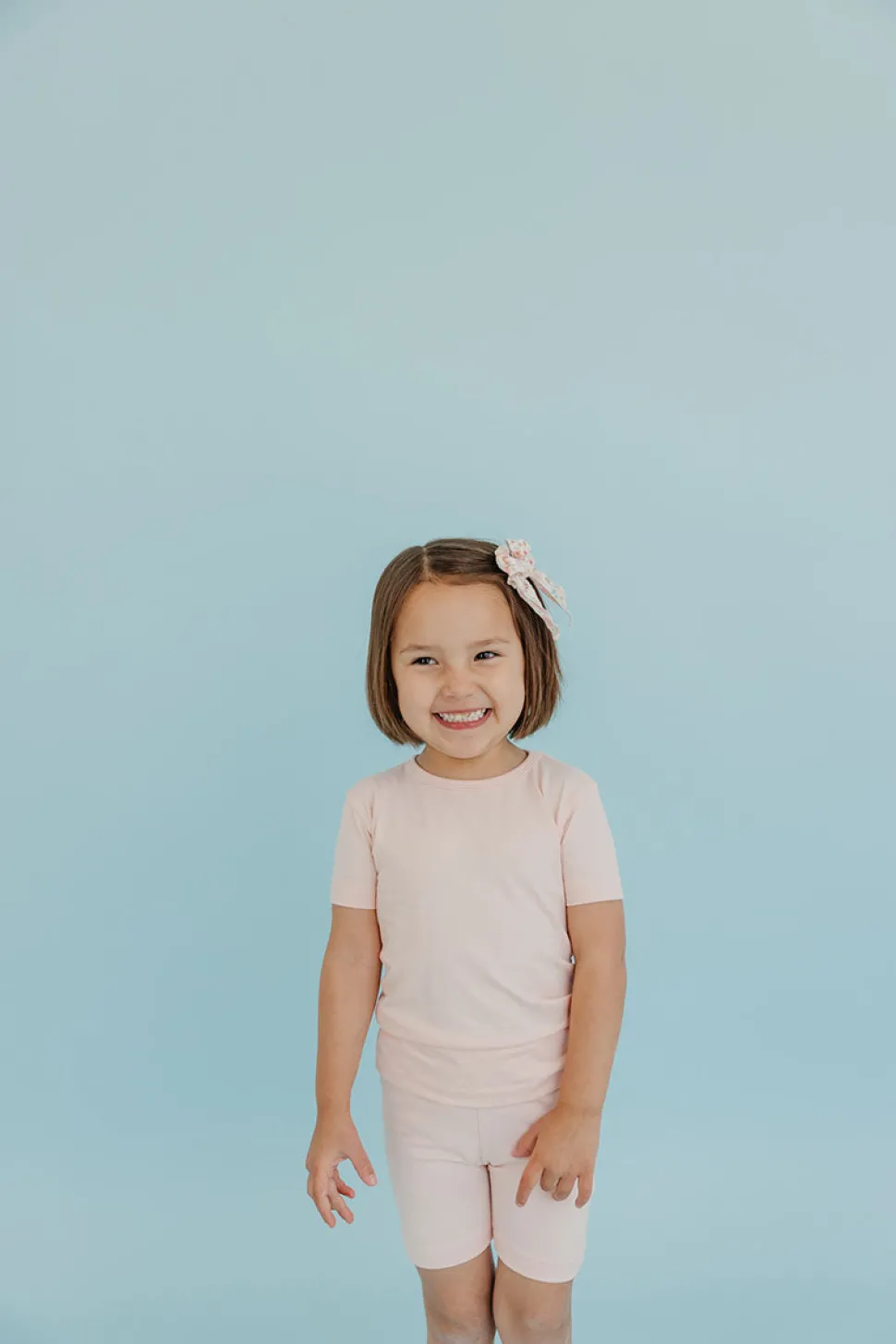 Copper Pearl 2 Piece Short Sleeve Pajamas - Blush, 12M