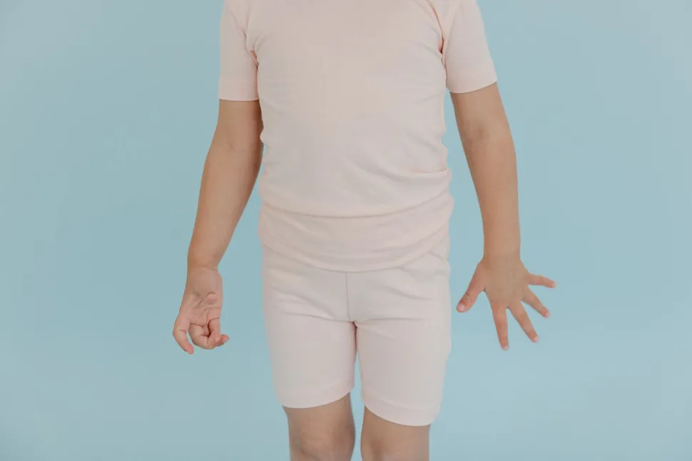 Copper Pearl 2 Piece Short Sleeve Pajamas - Blush, 12M