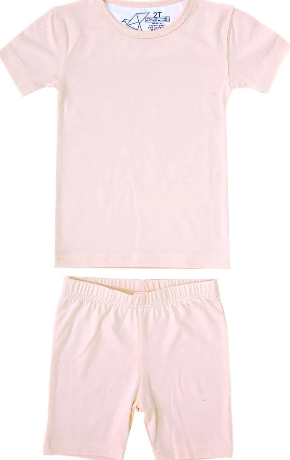 Copper Pearl 2 Piece Short Sleeve Pajamas - Blush, 18M