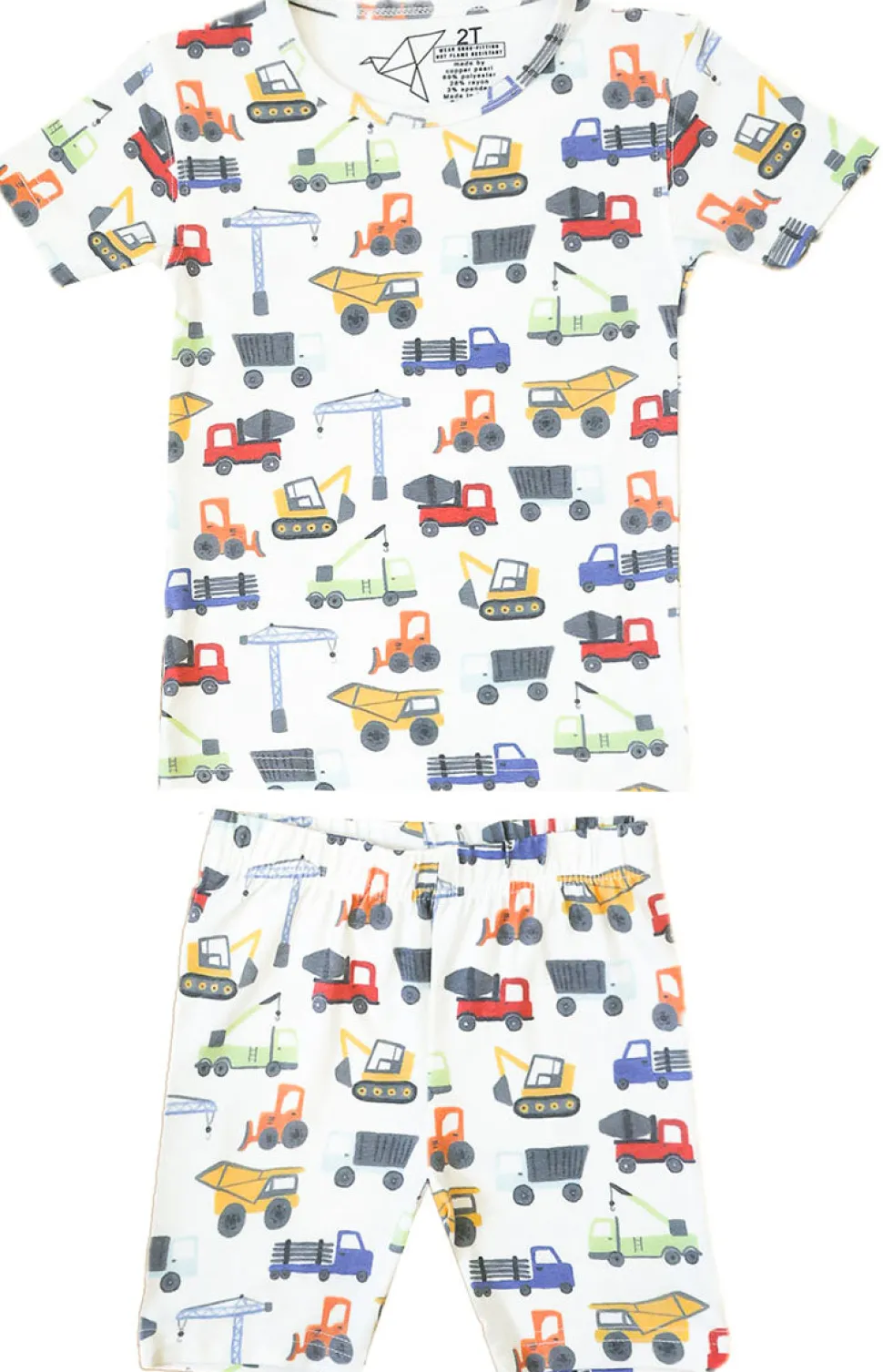 Copper Pearl 2 Piece Short Sleeve Pajamas - Diesel, 12M