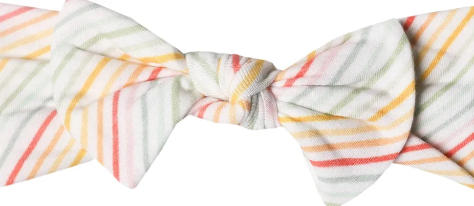 Copper Pearl Knit Headband Bow - Rainee