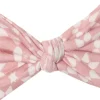 Copper Pearl Knit Headband Bow - Star