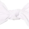 Copper Pearl Knit Headband Bow - Dove