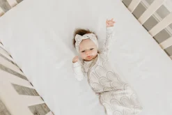 Copper Pearl Knit Headband Bow - Bliss