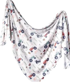 Copper Pearl Knit Swaddle Blanket - Jo