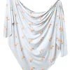 Copper Pearl Knit Swaddle Blanket - Swift