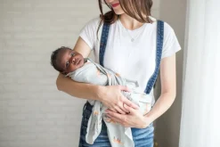 Copper Pearl Knit Swaddle Blanket - Swift