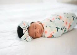 Copper Pearl Knit Swaddle Blanket - Leilani