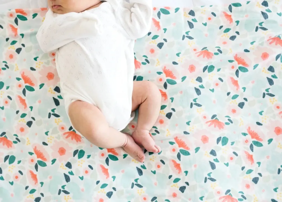 Copper Pearl Knit Swaddle Blanket - Leilani