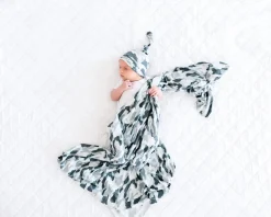 Copper Pearl Knit Swaddle Blanket - Gunnar