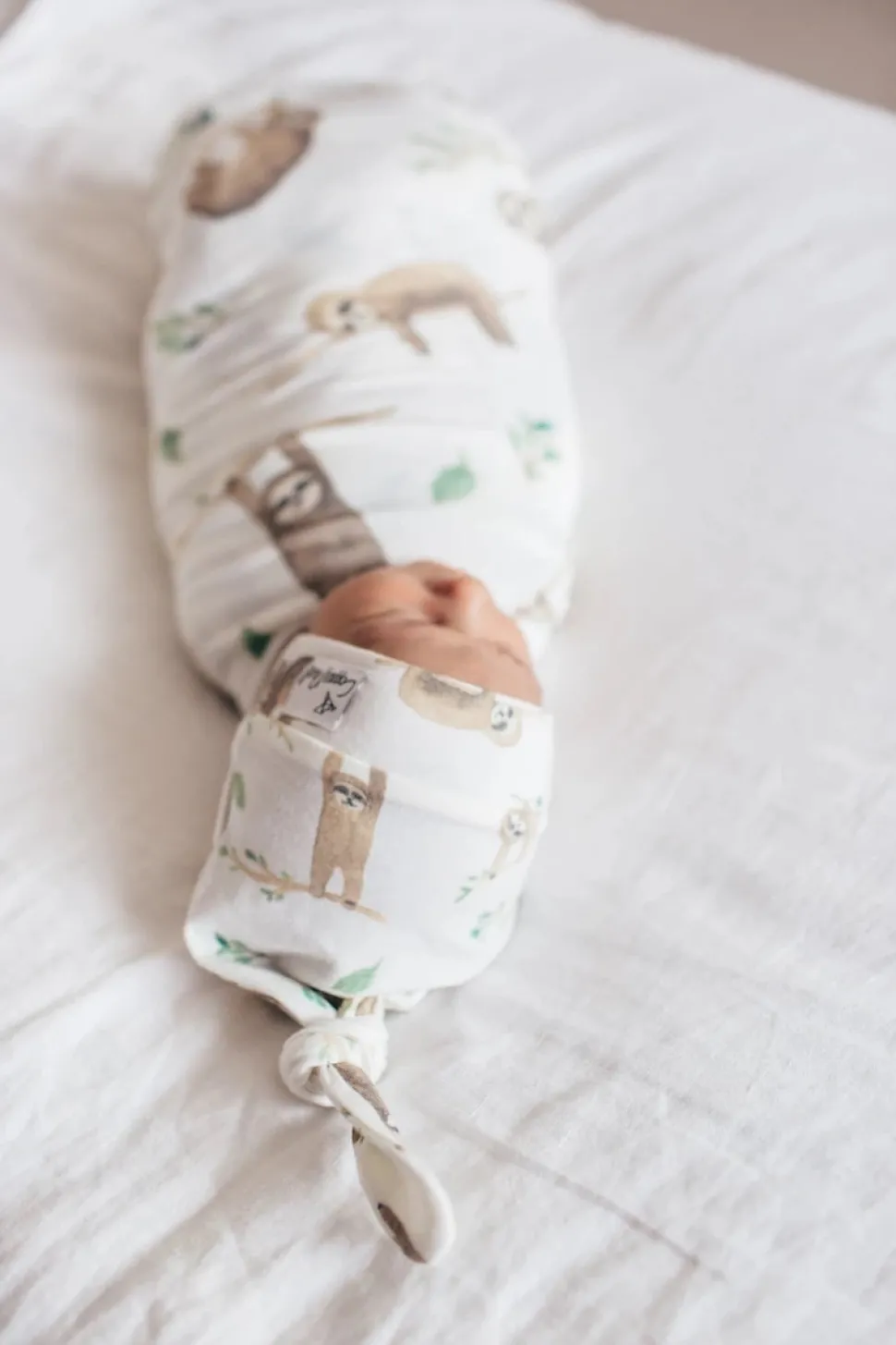 Copper Pearl Knit Swaddle Blanket - Noah