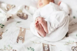 Copper Pearl Knit Swaddle Blanket - Noah