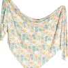 Copper Pearl Knit Swaddle Blanket - Clara