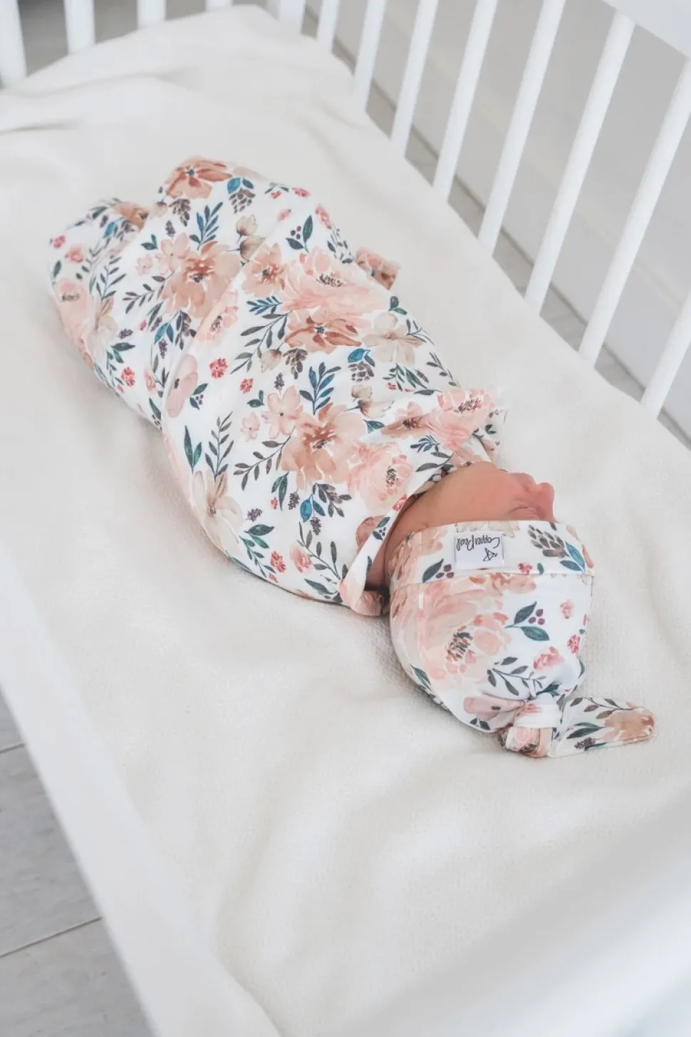 Copper Pearl Knit Swaddle Blanket - Autumn