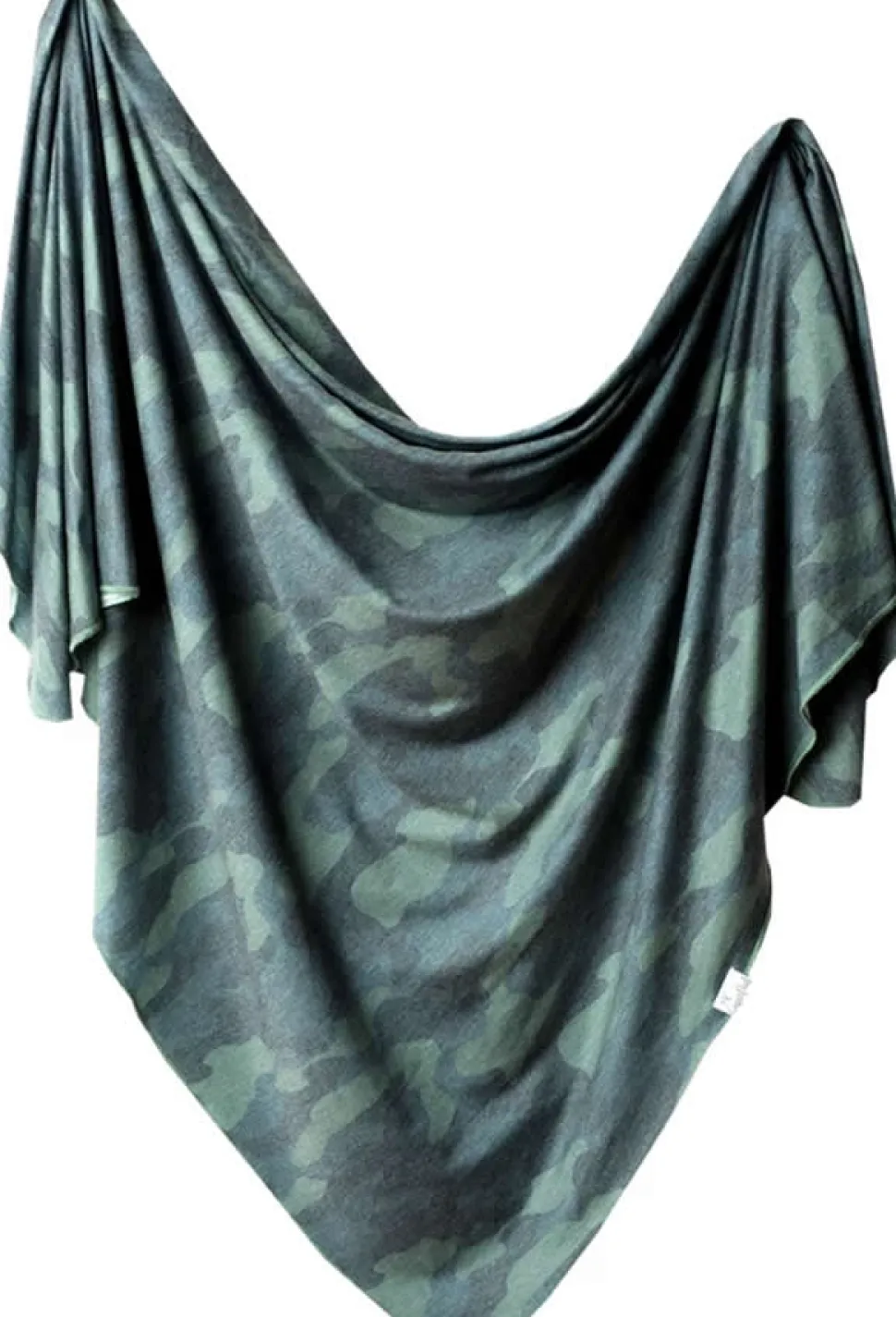 Copper Pearl Knit Swaddle Blanket - Hunter